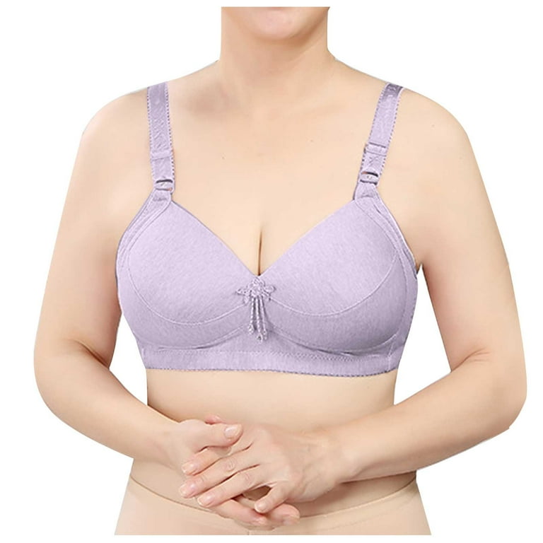 Bigersell Full Coverage Bra Women Fashion Solid Comfortable Hollow