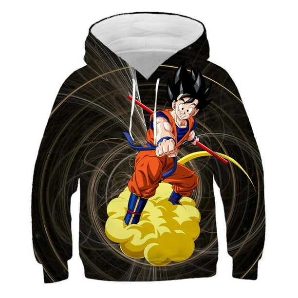 2023 años niños Dragon-Ball Anime sudaderas para niño manga larga niño Top chico primavera otoño ropa 4-14 años Dragon-Ball hoodie160 zhangyuxiang CONDUJO