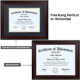 thumbnail image 3 of Marco para diplomas DOAI ART Classic, caoba, 21,6 x 27,9 cm, 3 of 6