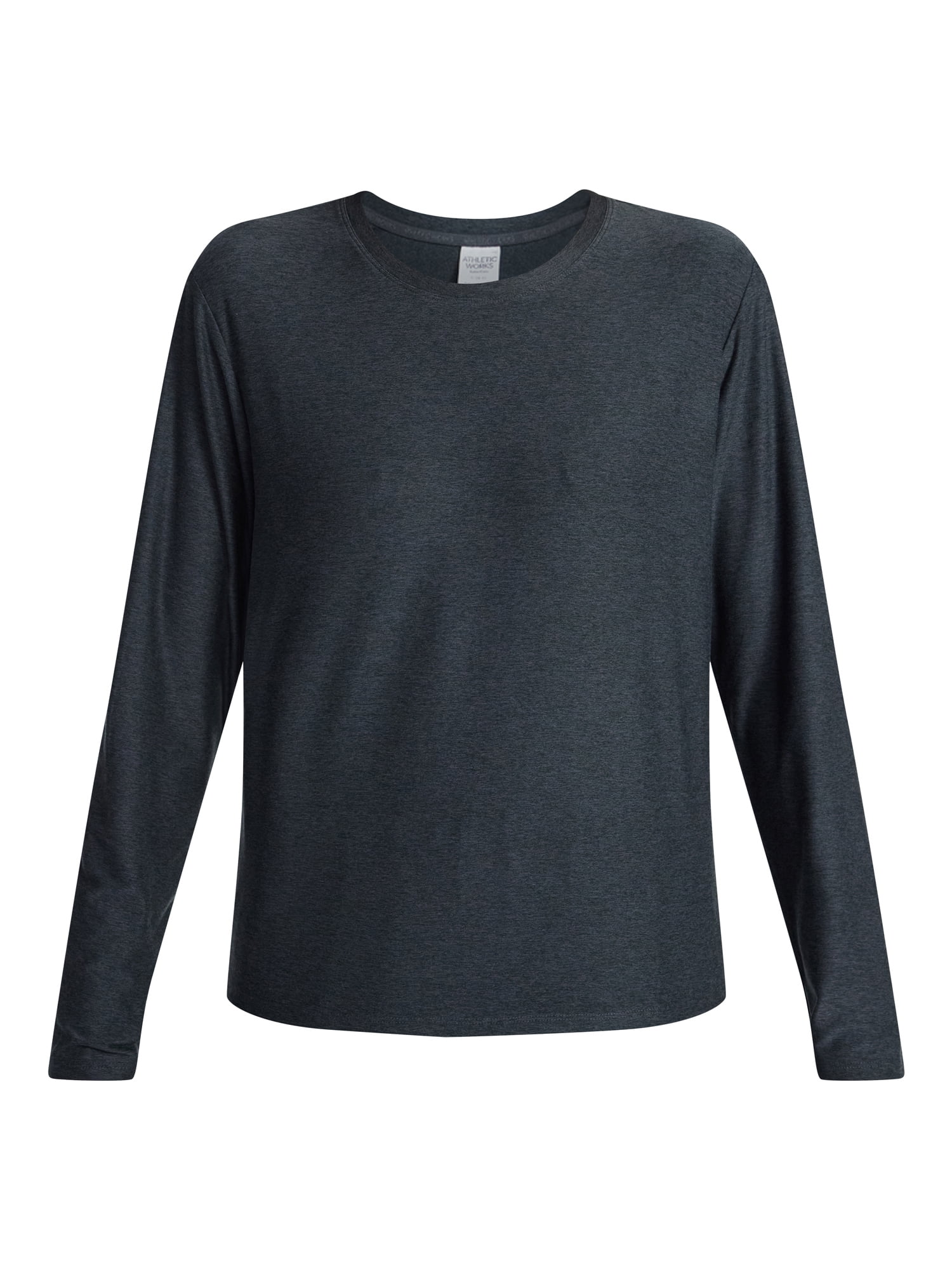 Athletic Works Women's ButterCore Tee with Long Sleeves, Sizes XS-XXXL