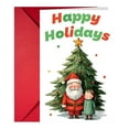 thumbnail image 1 of BKER Festive Holiday Greeting Card With Envelope For Celebrations And Seasonal Wishes Perfect For Family And Colleagues, 1 of 3