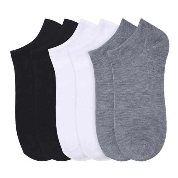 [12 Pair] Unisex Low Cut No Show Ankle Socks Athletic Fashion Socks