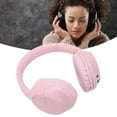 thumbnail image 1 of Auriculares Inalámbricos Bluetooth, Auriculares Estéreo HD Con Bluetooth, Color Rosa, Para Ordenador Portátil, Para Interiores Y Amigos, 1 of 7
