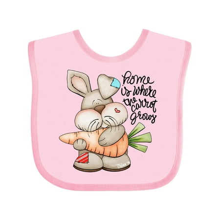 

Inktastic Home is Where Carrot Grows Bunny Rabbit Gift Baby Boy Bib