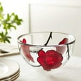 thumbnail image 4 of Kosta Boda Tattoo Bowl Large Clear/Red, 4 of 4