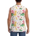 thumbnail image 4 of Uemuo Cute Baby Dinosaurs Pattern Men's Sleeveless T-Shirt,Muscle Athletic Tank Top, Moisture-wicking Quick-dry Breathable Classic Tee Top for Gym Run Outdoor Sports-, 4 of 8
