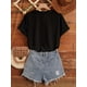 thumbnail image 2 of B038[Duck Print Round Neck Short Sleeve T-Shirt], 2 of 5