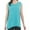 Aquatic, variant on Women's Sleeveless Fashion Top Chalk, XXL
