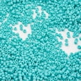 thumbnail image 2 of U8MO 933pcs/10g Glass Tiny Beads Round 11/0 Matte Opaque Finish Loose Beads 2x1.5mm-Dark Turquoise, 2 of 3