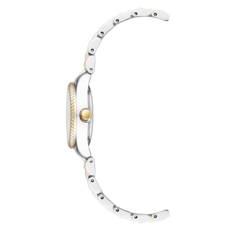 Time and Tru Women's Two-Tone Metal Bracelet Watch photo 3