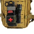 thumbnail image 3 of Botiquín de primeros auxilios táctico, puede combinar con torniquete para gatos, bolsa/cinturón táctico Molle, regalo Ideal para primeros auxilios, acampada y senderismo, 3 of 5