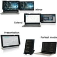 thumbnail image 3 of Teamgee Portable Monitor for Laptop, 13.3" Full HD IPS Display, USB HDMI Laptop Dual Screen Extender for Mac, PC, Chrome & Android, Fits All 13.3"-17" Laptops (2022 Version), 3 of 5