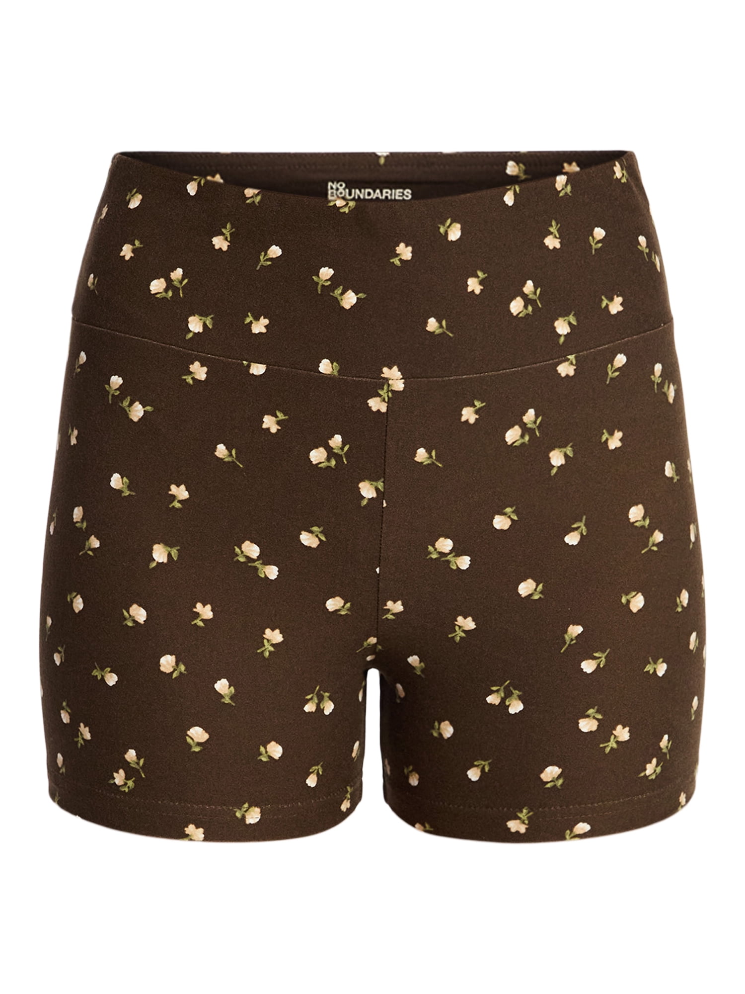 No Boundaries Faux Sueded Jersey Shorty Shorts, 3'' Inseam, Women's XXS-XXL