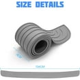 thumbnail image 2 of Rear Bumper Guard Protector for Car, Universal Black Rubber Scratch-Resistant Non-Slip Trunk Door Protector (Grey/104x9CM), 2 of 5
