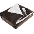 thumbnail image 2 of Manta eléctrica de pelo de conejo para invierno, calentador de cama cálido, almohadilla calefactora de alfombra, 3 temperaturas, 2 of 4