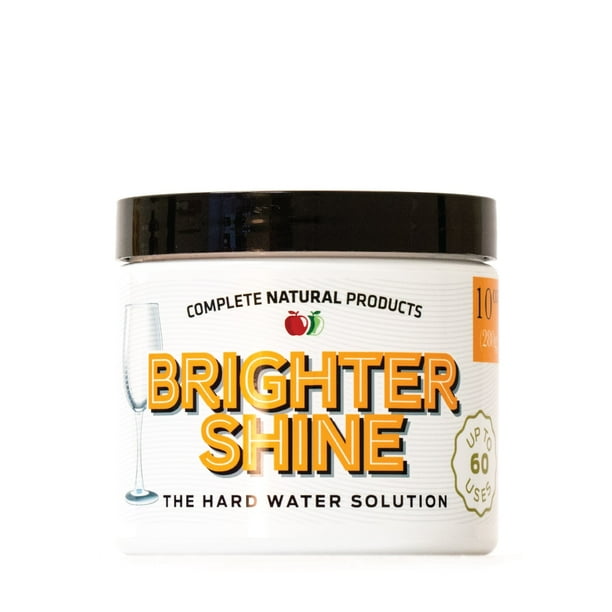 Brighter Shine 60 Uses, Natural Lemon Dishwasher Additive & Citric