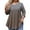 BlackA#0128C&14, variant on L-5XL Striped 3/4 Sleeve T Shirts for Women Plus Size Curved Hem Crewneck Tops for Women Color Block Fashion Tunics Tops for Women