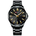 thumbnail image 1 of Reloj Curren para Hombre, Análogo, Formal, Ejecutivo, Ajustable, 3 ATM, Cuarzo, Acero Inoxidable, Br negro 25 mm CURREN Reloj, 1 of 4