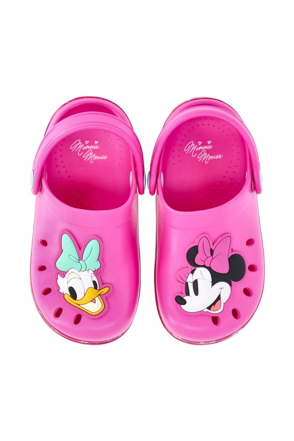 Disney Toddler Girls Minnie Mouse and Daisy Duck Clog Sandals