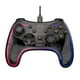 thumbnail image 2 of Wired Controller for PC Transparent RGB Gamepad Controller For /PS3 Switch/PC/Steam Vibration,6-Axis Gyro and Turbo Function - (Color: Black), 2 of 5