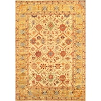 Pasargad Home P-17 10x10 Pasargad Home Mahal Collection Hand-Knotted Wool Area Rug- 9'11' X 10' 0'