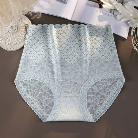 

Women Tall Waist Bud Silk Pure Cotton Breathable And Belly In Panties