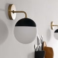 thumbnail image 7 of Modway Stellar 1-Light Wall Sconce in Opal Satin Brass, 7 of 7