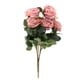 thumbnail image 4 of Seda Artificial Rosa Francesa Ramo De Flores De Floral Decoración para hogar Regalos Rosa oscuro, 4 of 9