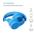 thumbnail image 3 of Auriculares PARA Niños Bluetooth Yusonic Con 15 Horas de Reproducción Y Puerto de compartición Con micrófono PARA TABLETAS Y laptops Azul 2, 3 of 3