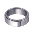 thumbnail image 1 of Anillo Hombre Anti Ansiedad LUCKMAN Acero Inoxidable Modelo Axel Plateado, 1 of 6