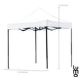 thumbnail image 3 of Toldo 3x3 Carpa Impermeable Ajustable Portatil Exteriores blanco, 3 of 7