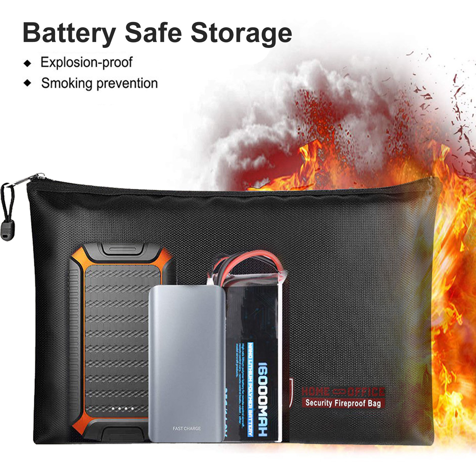 EEEkit Fireproof Money Safe Document Bag photo 7