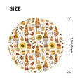 thumbnail image 3 of Disketp Gnomes Autumn Harvest Small Mouse Pad 7.9x7.9 Inches,Washable Round Mousepad for Office Laptop Computer,Non-Slip Rubber Base Mouse Pads for Wireless Mouse, 3 of 8
