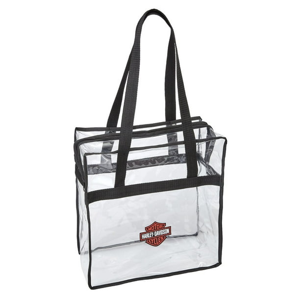 HarleyDavidson Clear Security Tote Bag, 12 x 6 x 12 inches. 99661