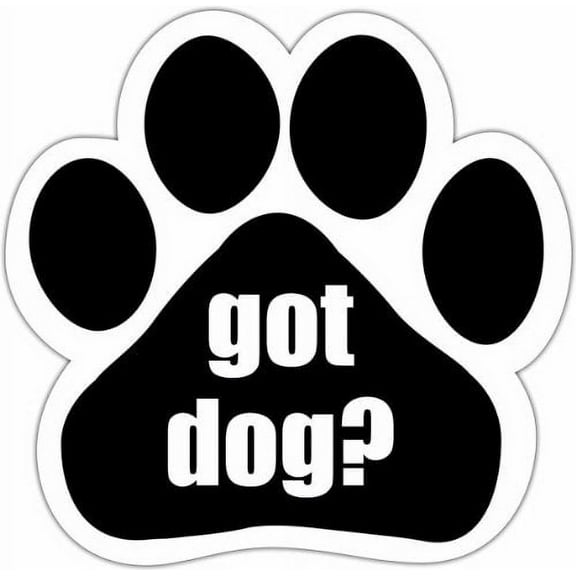 got dog? Paw Print Magnet