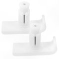 thumbnail image 2 of White Non-Slip Outdoor Walker Ski Glides for Elderly, 2 Pack Crutch Tips with Anti-Stick Feature, 2 of 5