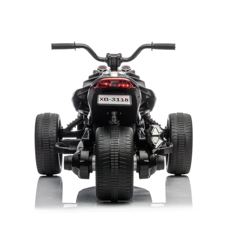 Blazin Wheels 12V Battery Operated Black Inverted Trike Rideon