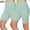 Blue4, variant on RKSTN Gym Shorts Women Spring Summer Solid Color High Waist Fashionable Elasticity Soft Versatile Workout Yoga Female 5 Inseam 2PC Slip Shorts