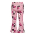 thumbnail image 6 of Disney Clothes Baby Girls 2-Piece Fleece Outfit – Minnie Mouse Long Sleeve Ruffle Top and Matching Pants Set (12M–24M), 6 of 8