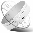 thumbnail image 4 of Electric Rotating Display Rack Mirror Surface 3 Gears Regulation 3KG Load Capacity for Photography Jewelry Display, Model: White, 4 of 5