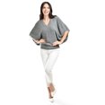 thumbnail image 2 of Sueter de punto manga corta Roman Fashion / Juvenil, 32177 (Gris) gris ECH, 2 of 6