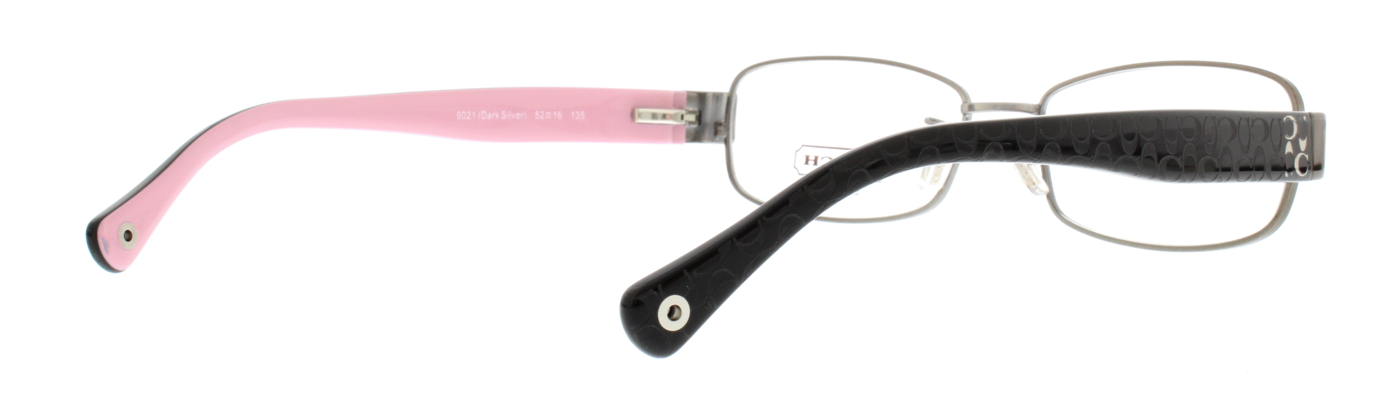 Coach HC5001 Taryn 9021 Dark Silver Metal Rectangle Eyeglasses 50-16 135 Coach HC5001 Taryn 9021 Dark Silver Metal | Mercari main image 2
