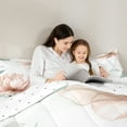 thumbnail image 5 of Castle Fairy Orange Flower Comforter Set, Full, 3-Piece, 5 of 8