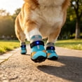 thumbnail image 6 of LED Light Up Dog Shoes, 4 Pack Breathable Mesh Pet Booties, Paw Protector Footwear, Outdoor Walking Accessories, for Dogs, Night Walks, Hiking, Running, and Daily Activities, 6 of 6