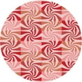 thumbnail image 1 of Ahgly Company Machine Washable Indoor Round Transitional Deep Rose Pink Area Rugs, 7' Round, 1 of 7