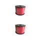 thumbnail image 3 of Wosthever Cinta roja de plástico Fácil de usar y cinta de moda para envolver regalos Cuerda de globos de iris rojo brillante 2Conjunto, 3 of 6