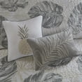thumbnail image 5 of Home Essence Makara 6 Piece Seersucker Palm Reversible Coverlet Set, 5 of 12