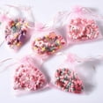 thumbnail image 2 of Kids Mixed Color Wool Beads Necklace Bracelet Set Princess Jewelry Gift, 2 of 5