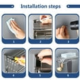 thumbnail image 6 of golytefs Wall Mounted Clothes Drying Rack Retractable Collapsible 7 Rods Clothing Hanger, 6 of 9