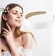 thumbnail image 5 of Diadema de gamuza Unique Bargains Banda para el cabello para mujer Antideslizante Blanco 1 pulgada de ancho, 5 of 7